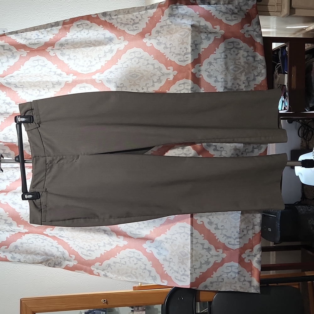 Worthington Strip Pattern Brown Dress Pant, 12S